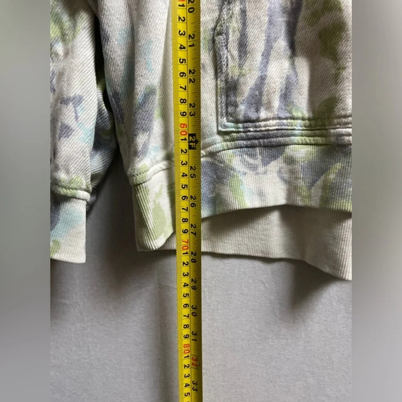 Zara abstract  printed cotton hoodie Sz L - Picture 8 of 8